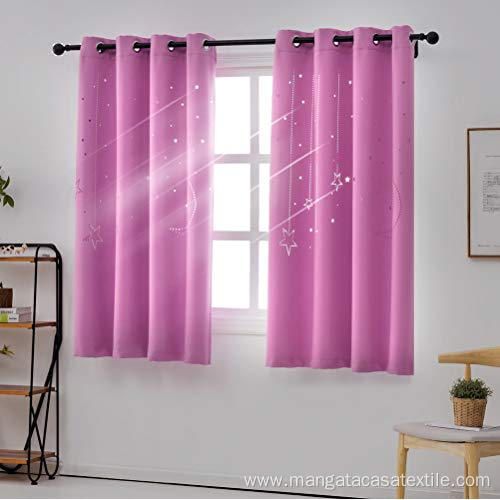 Hollow out children's curtains